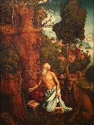 unknow artist The Penitent St Jerome in a landscape oil painting reproduction
